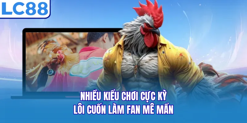 Nhiều kiểu chơi cực kỳ lôi cuốn làm fan mê mẩn
